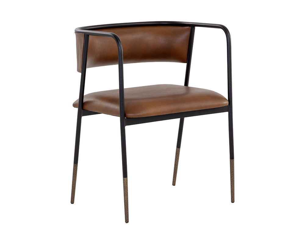 Brenan Dining Armchair - elegant seating for dining areas | Image 2 | InSTYLE Home & Rugs