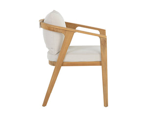 Coraline Dining Armchair - elegant seating for dining areas | Image 4 | InSTYLE Home & Rugs
