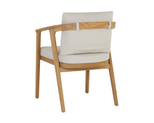 Coraline Dining Armchair - elegant seating for dining areas | Image 5 | InSTYLE Home & Rugs
