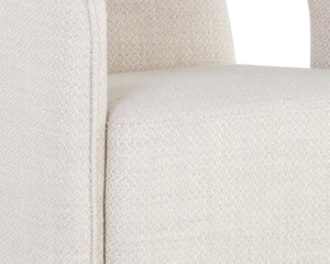Kendrick Wheeled Dining Armchair - elegant seating for dining areas | Image 10 | InSTYLE Home & Rugs