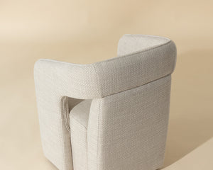 Kendrick Wheeled Dining Armchair - elegant seating for dining areas | Image 5 | InSTYLE Home & Rugs