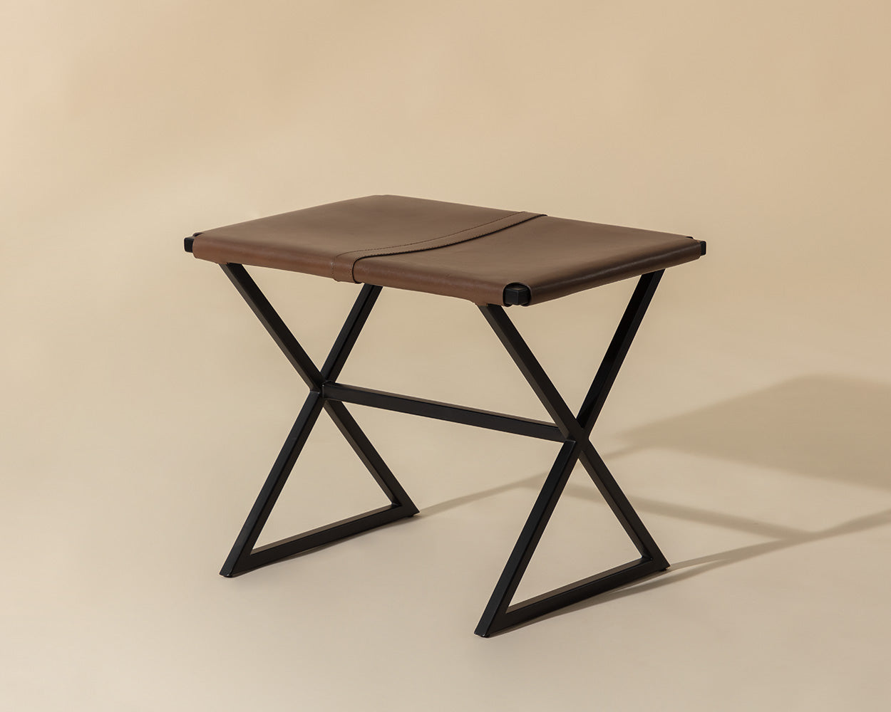 Elon Stool - chic ottomans for living rooms | Image 1 | InSTYLE Home & Rugs