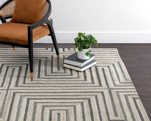 Oslow Hand-tufted Rug - elegant rugs for living spaces | Image 5 | InSTYLE Home & Rugs