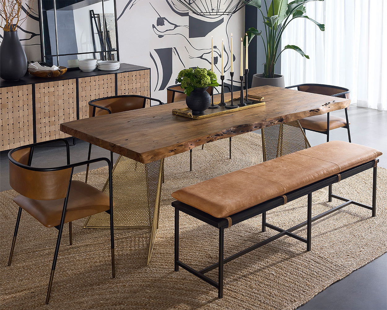 Zancor Bench - durable benches with modern style | Image 2 | InSTYLE Home & Rugs