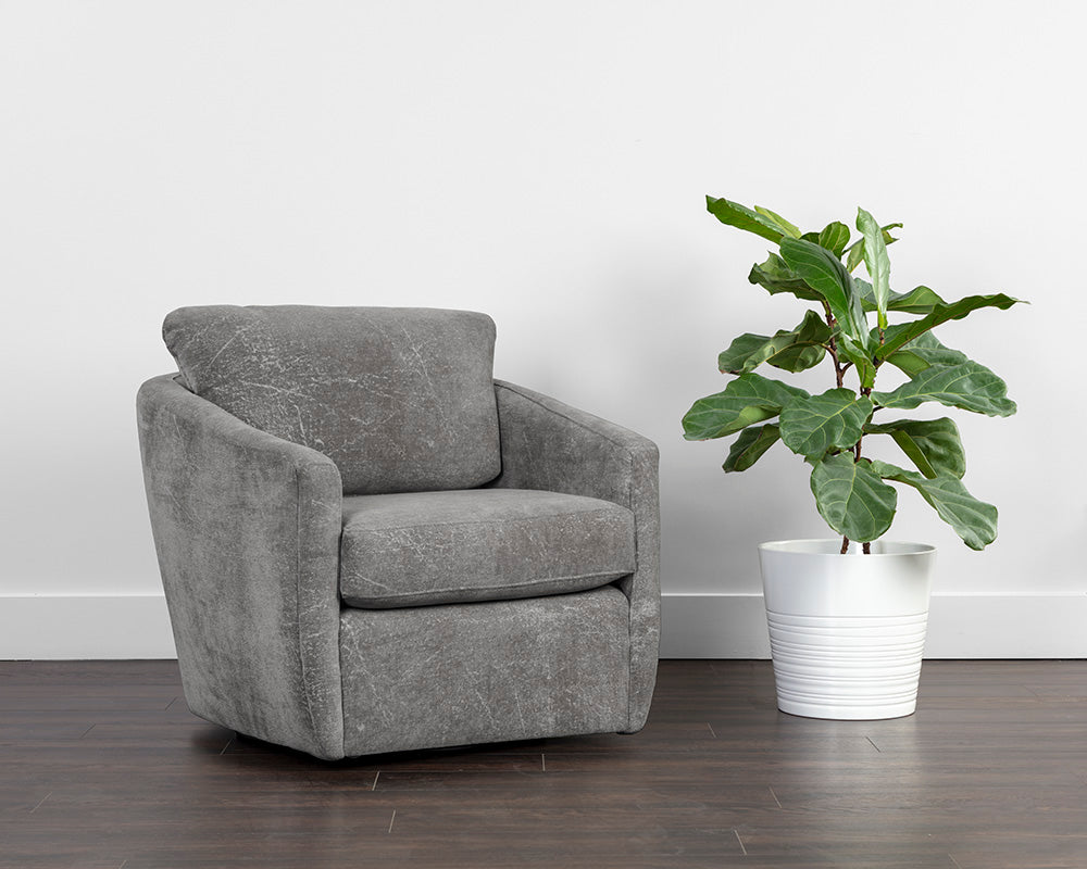 Irina Swivel Lounge Chair - stylish lounge chairs for any room | Image 2 | InSTYLE Home & Rugs