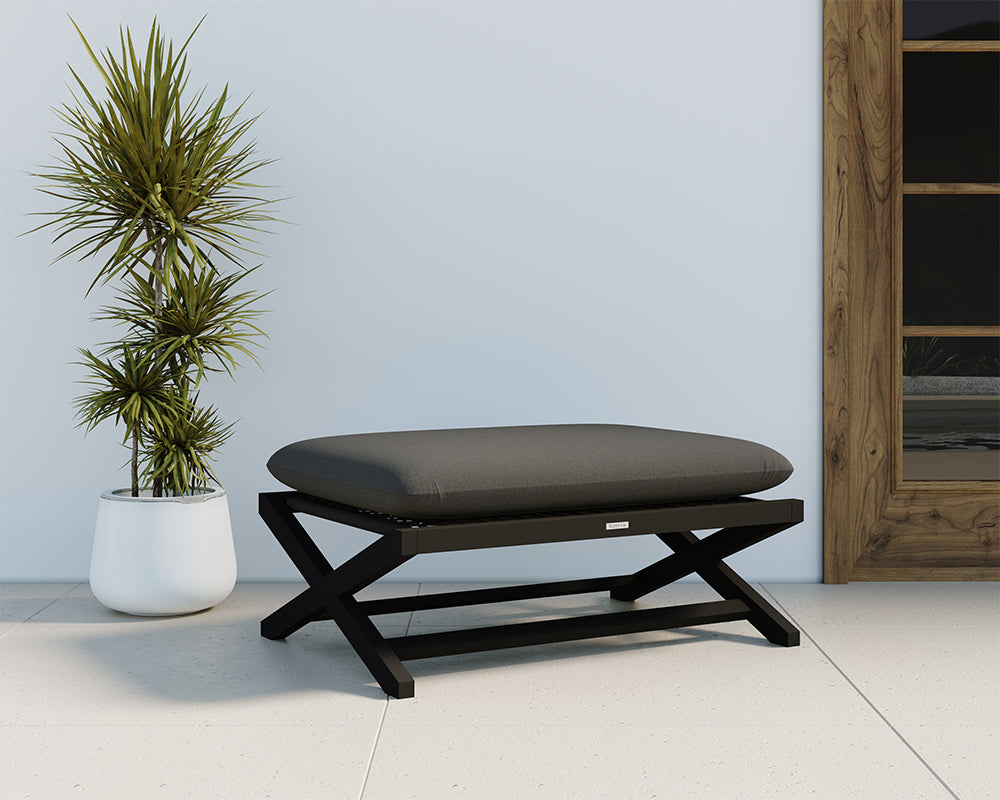 Bari Stool - chic ottomans for outdoor comfort | Image 2 | InSTYLE Home & Rugs