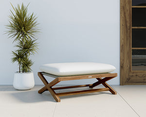 Bari Stool - chic ottomans for outdoor comfort | Image 2 | InSTYLE Home & Rugs