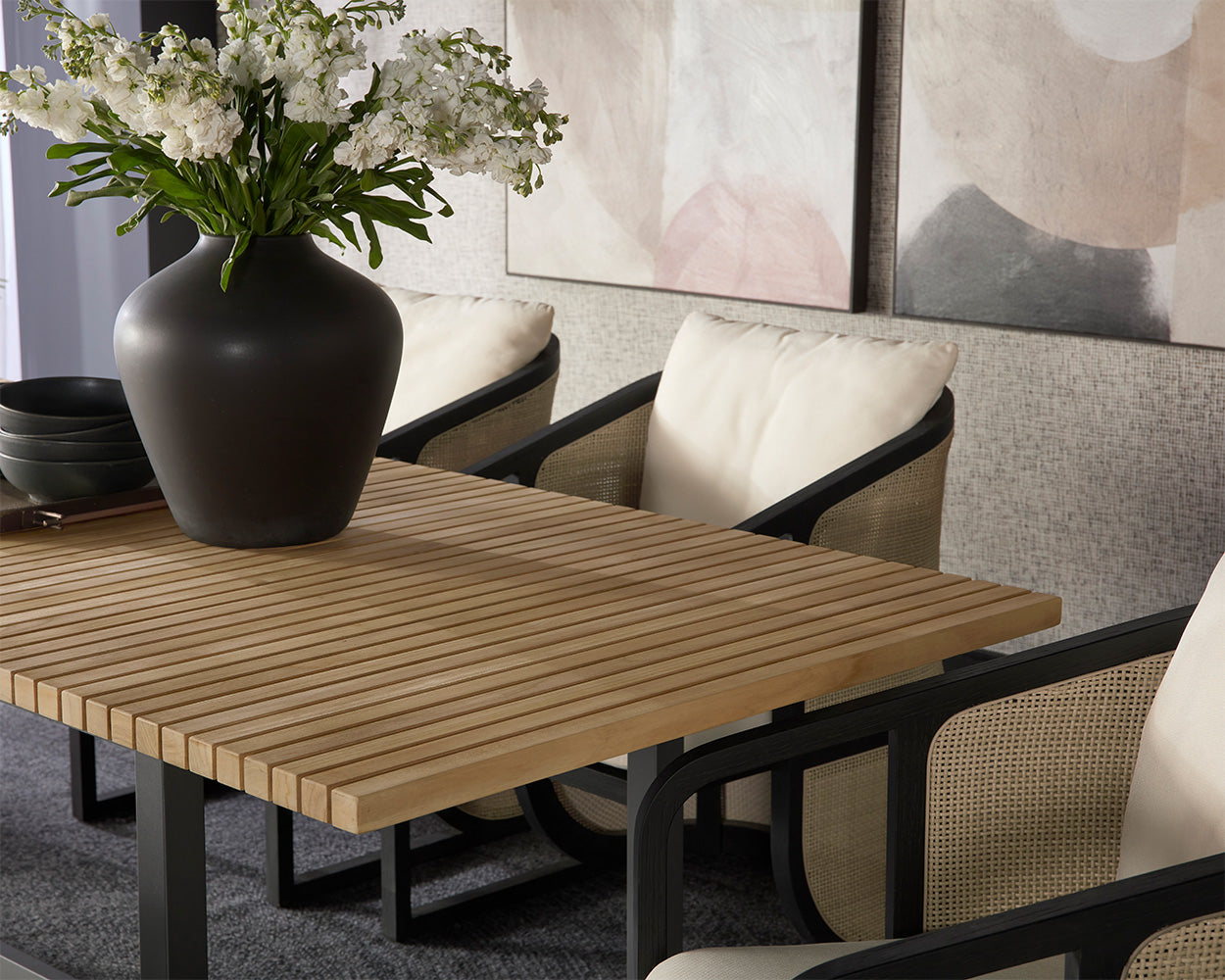 Geneve Extension Dining Table - perfect for family meals | Image 2 | InSTYLE Home & Rugs