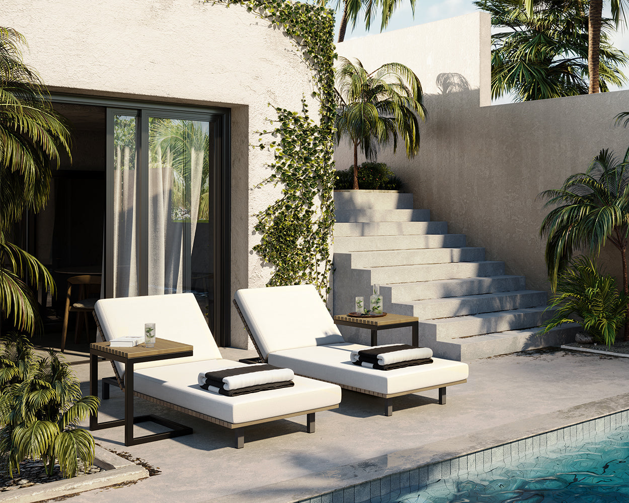 Geneve Lounger - stylish daybeds for outdoor lounging | Image 2 | InSTYLE Home & Rugs