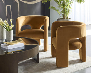 Isidore Lounge Chair - perfect for casual unwinding | Image 5 | InSTYLE Home & Rugs
