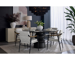 Meadow Dining Armchair - comfortable dining experience | Image 3 | InSTYLE Home & Rugs