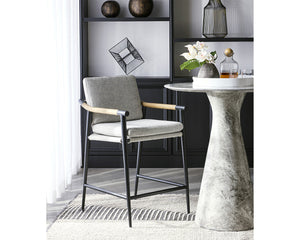 Meadow Counter Stool - ergonomic design for comfort | Image 3 | InSTYLE Home & Rugs
