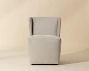 Amita Wheeled Dining Chair - elegant seating for dining areas | Image 6 | InSTYLE Home & Rugs