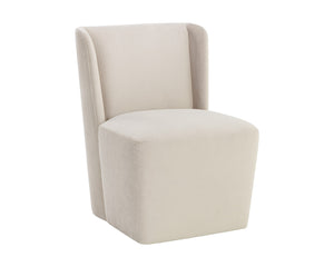 Amita Wheeled Dining Chair - elegant seating for dining areas | Image 8 | InSTYLE Home & Rugs
