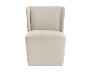 Amita Wheeled Dining Chair - elegant seating for dining areas | Image 9 | InSTYLE Home & Rugs