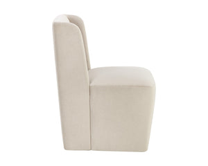 Amita Wheeled Dining Chair - elegant seating for dining areas | Image 10 | InSTYLE Home & Rugs