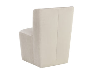 Amita Wheeled Dining Chair - elegant seating for dining areas | Image 11 | InSTYLE Home & Rugs