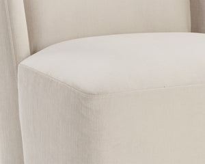 Amita Wheeled Dining Chair - elegant seating for dining areas | Image 12 | InSTYLE Home & Rugs