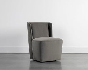 Amita Wheeled Dining Chair - elegant seating for dining areas | Image 15 | InSTYLE Home & Rugs