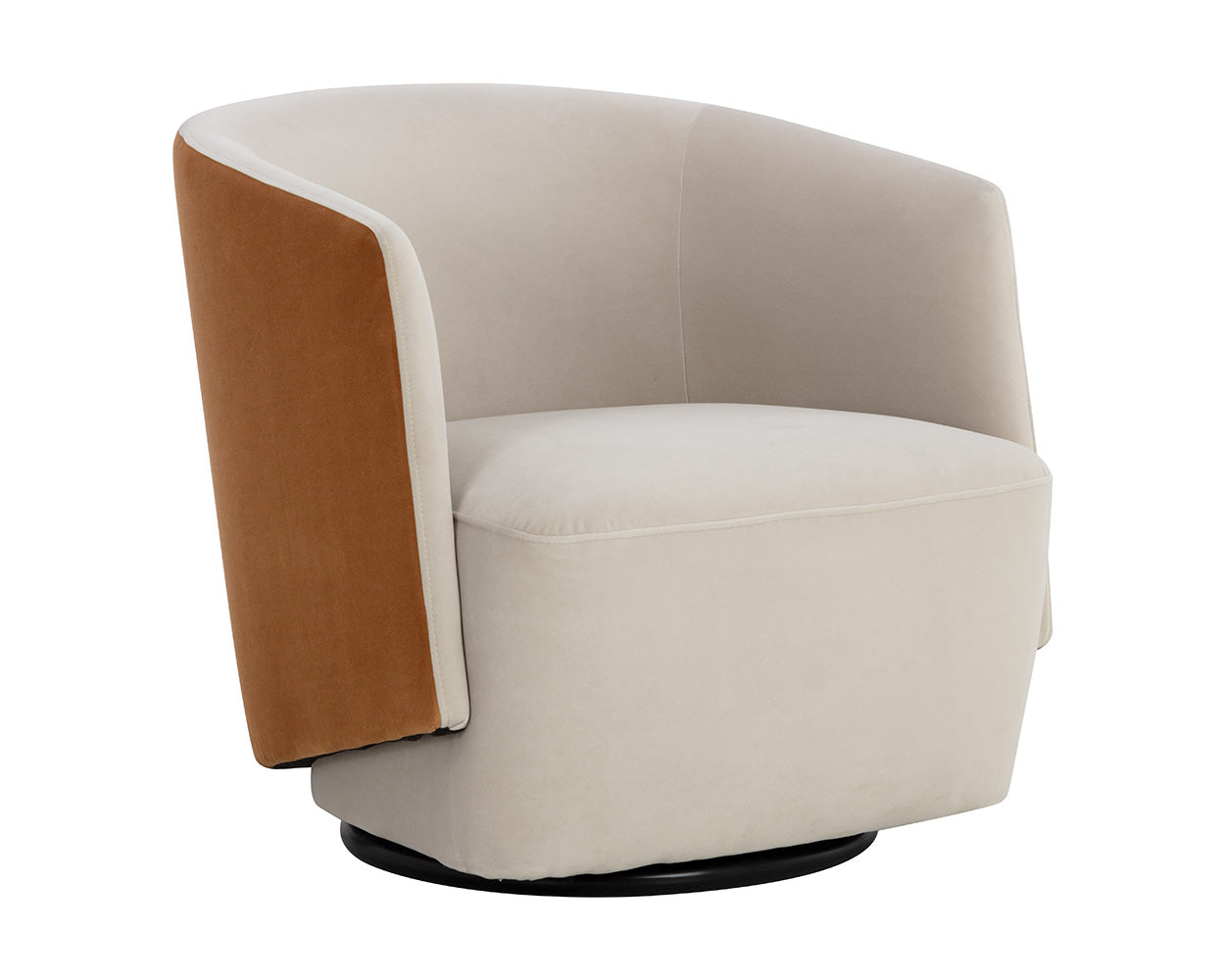 Sarina Swivel Lounge Chair - perfect for casual unwinding | Image 1 | InSTYLE Home & Rugs