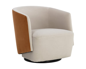 Sarina Swivel Lounge Chair - perfect for casual unwinding | Image 1 | InSTYLE Home & Rugs
