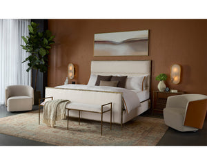 Sarina Swivel Lounge Chair - perfect for casual unwinding | Image 3 | InSTYLE Home & Rugs