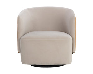 Sarina Swivel Lounge Chair - perfect for casual unwinding | Image 4 | InSTYLE Home & Rugs