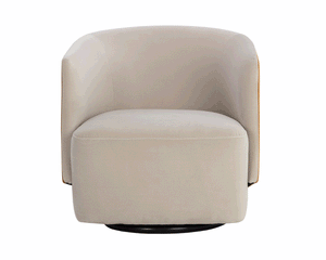 Sarina Swivel Lounge Chair - perfect for casual unwinding | Image 10 | InSTYLE Home & Rugs