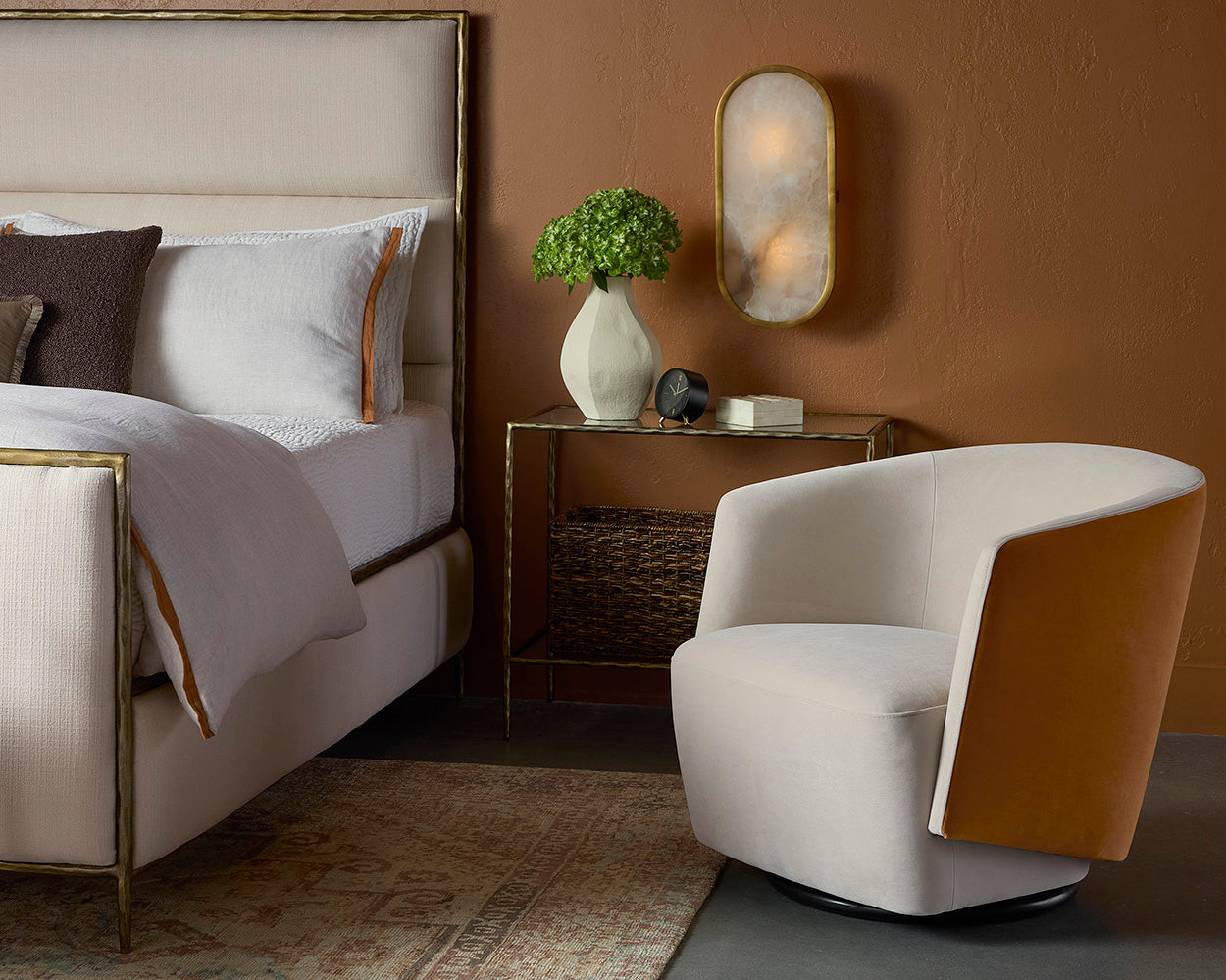 Sarina Swivel Lounge Chair - perfect for casual unwinding | Image 2 | InSTYLE Home & Rugs