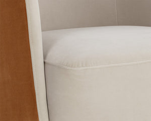 Sarina Swivel Lounge Chair - perfect for casual unwinding | Image 7 | InSTYLE Home & Rugs