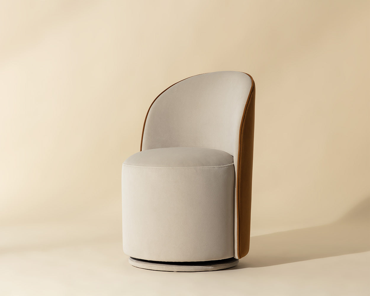 Cavoli Swivel Dining Chair - elegant seating for dining areas | Image 1 | InSTYLE Home & Rugs