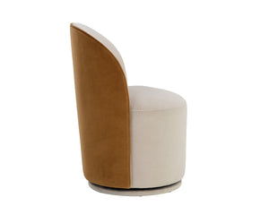 Cavoli Swivel Dining Chair - elegant seating for dining areas | Image 10 | InSTYLE Home & Rugs
