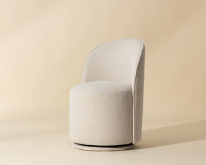 Cavoli Swivel Dining Chair - elegant seating for dining areas | Image 2 | InSTYLE Home & Rugs