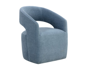 Lloret Wheeled Dining Armchair - stylish chairs for any table | Image 2 | InSTYLE Home & Rugs