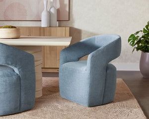 Lloret Wheeled Dining Armchair - stylish chairs for any table | Image 10 | InSTYLE Home & Rugs