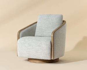 Tasia Swivel Lounge Chair - stylish lounge chairs for any room | Image 1 | InSTYLE Home & Rugs