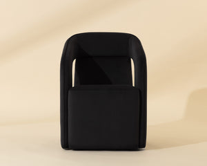 Kendrick Wheeled Dining Armchair - elegant seating for dining areas | Image 13 | InSTYLE Home & Rugs