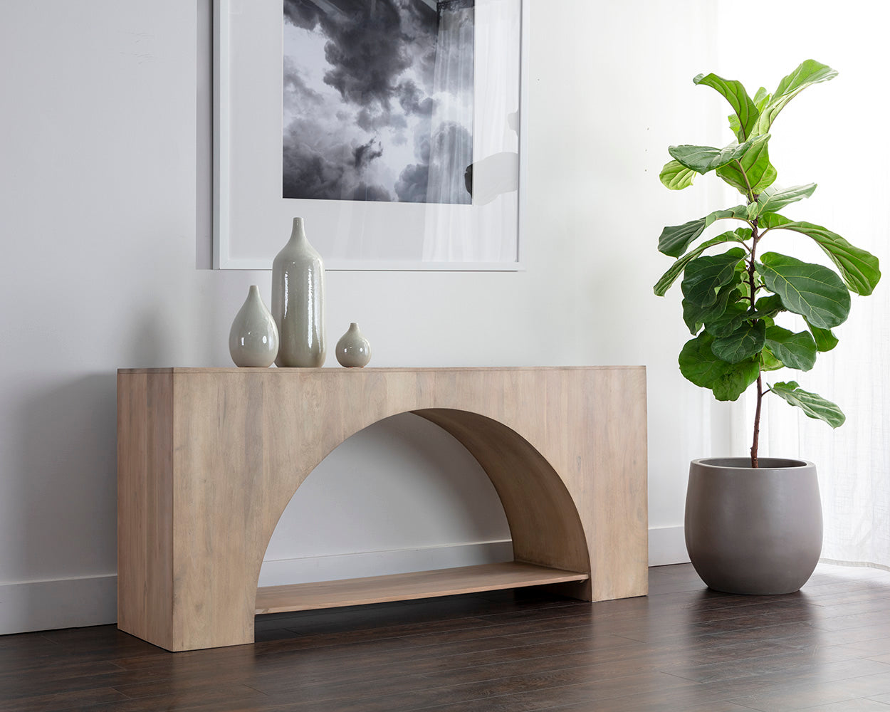 Salma Console Table - slim tables for entryways | Image 2 | InSTYLE Home & Rugs
