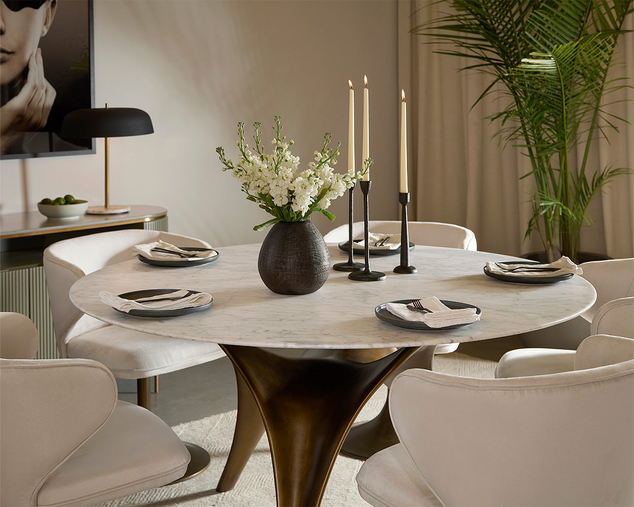 Bijon Dining Table - stylish dining tables for gatherings | Image 2 | InSTYLE Home & Rugs