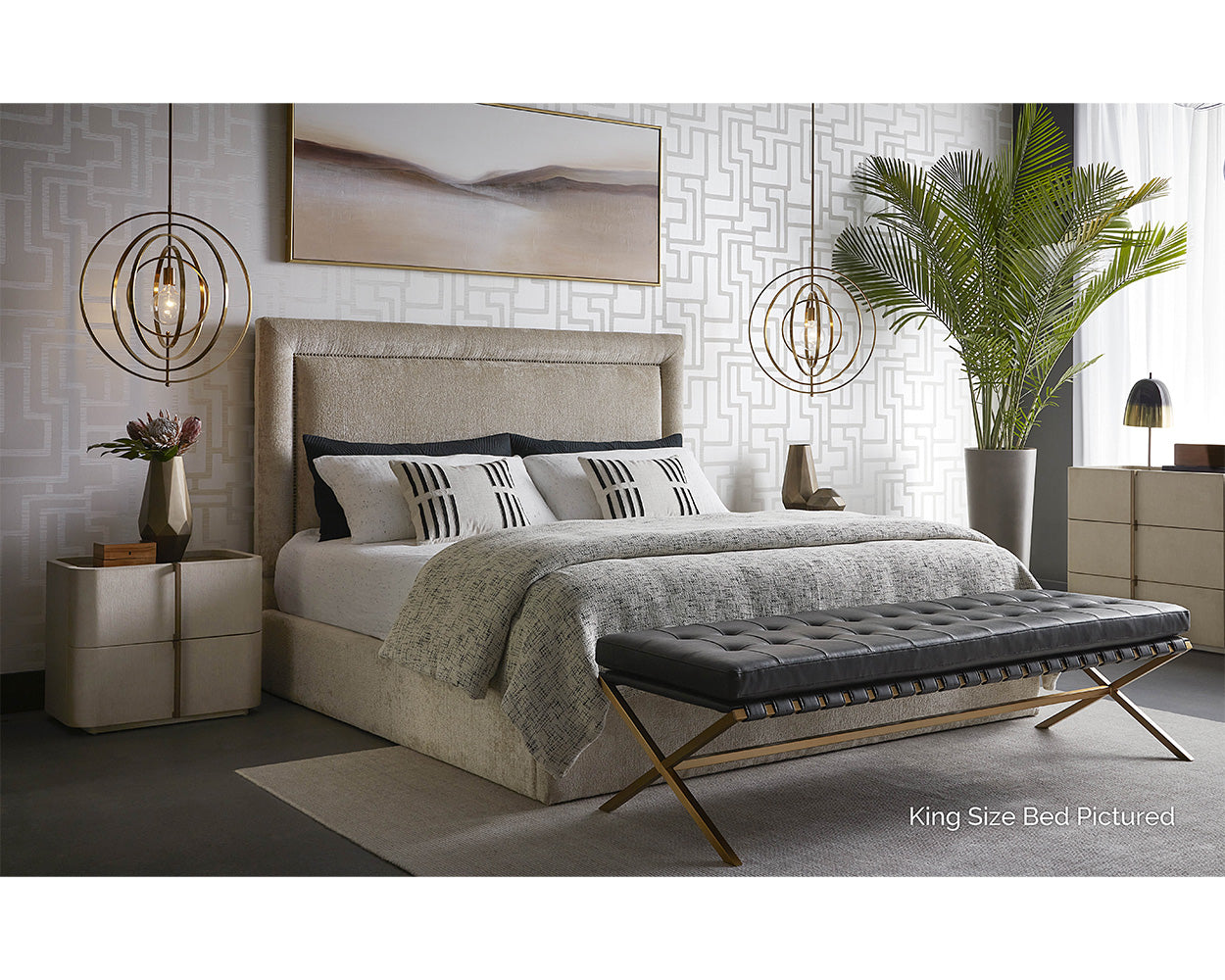 Nylah Bed - stylish beds for any bedroom | Image 2 | InSTYLE Home & Rugs