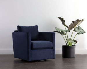Georgie Swivel Lounge Chair - stylish lounge chairs for any room | Image 2 | InSTYLE Home & Rugs