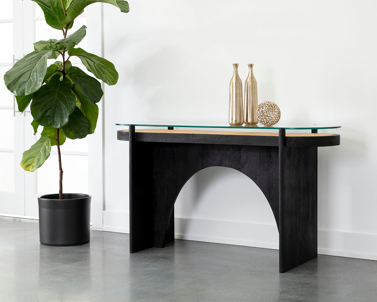 Adora Console Table - sleek design for modern homes | Image 2 | InSTYLE Home & Rugs