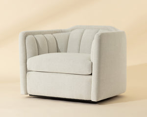 Birrit Swivel Armchair - comfortable chairs for relaxation | Image 1 | InSTYLE Home & Rugs