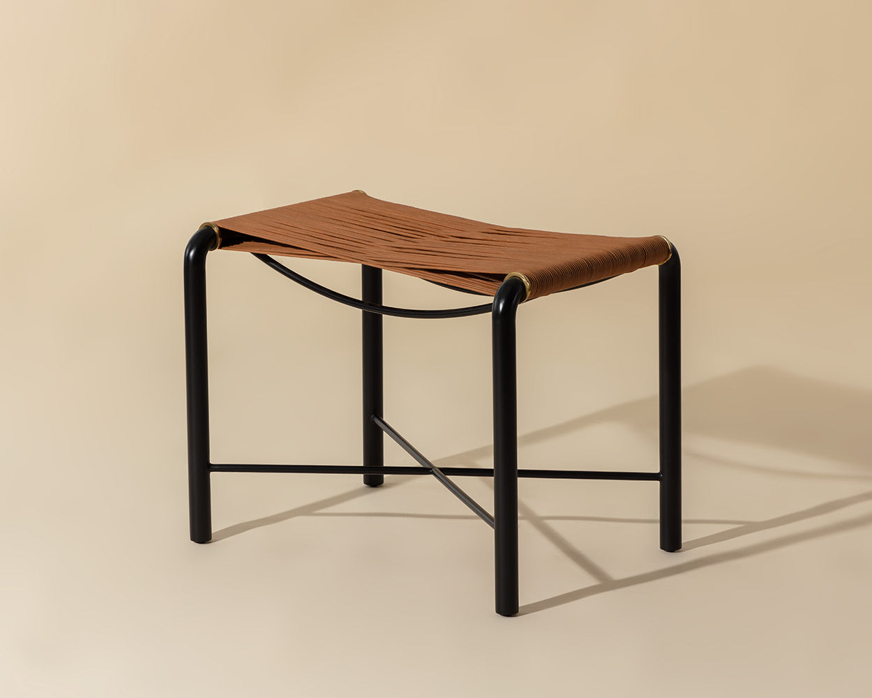 Riz Stool - chic ottomans for living rooms | Image 2 | InSTYLE Home & Rugs