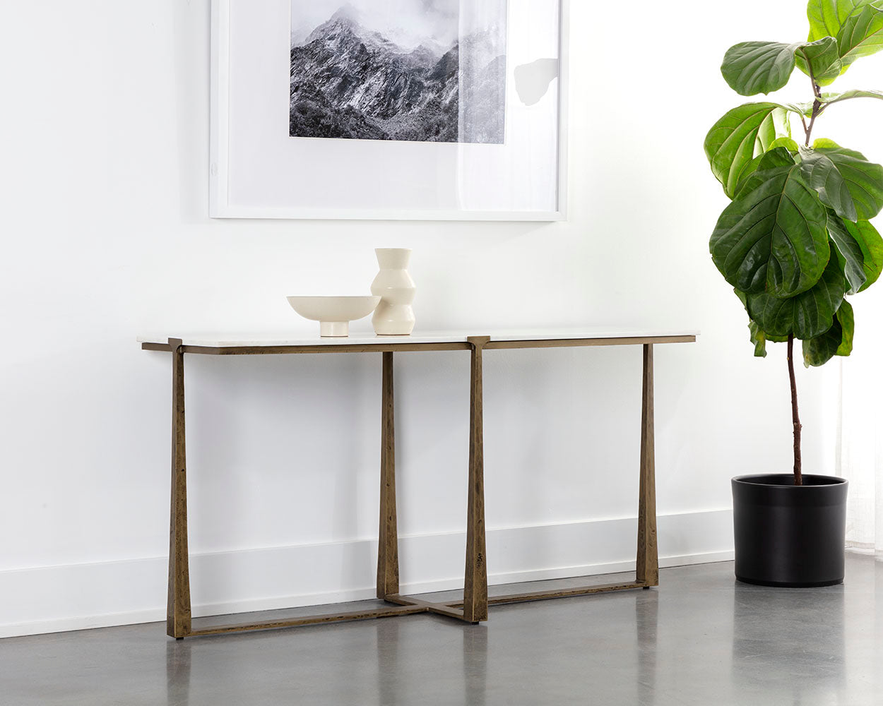 Cowell Console Table - sleek design for modern homes | Image 2 | InSTYLE Home & Rugs