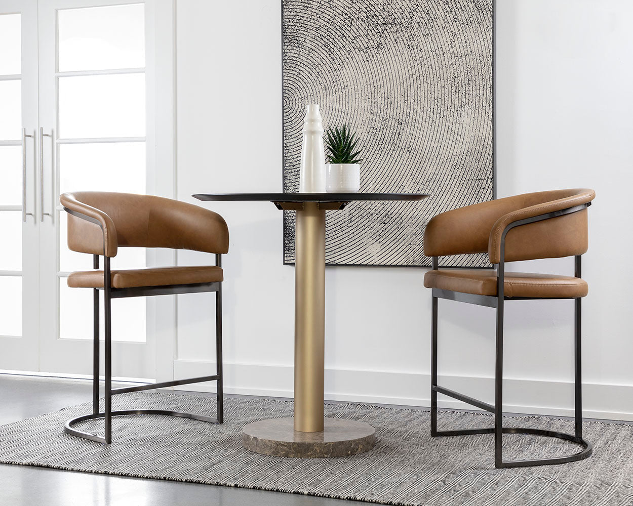 Marris Counter Stool - sleek stools for kitchen bars | Image 2 | InSTYLE Home & Rugs