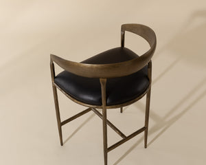 Zanatta Counter Stool - perfect for modern counters | Image 6 | InSTYLE Home & Rugs