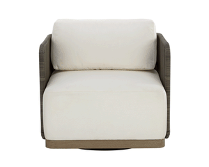 Ravenna Swivel Armchair - chic lounge chairs for gardens | Image 3 | InSTYLE Home & Rugs