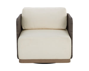 Ravenna Swivel Armchair - chic lounge chairs for gardens | Image 4 | InSTYLE Home & Rugs