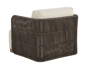 Ravenna Swivel Armchair - chic lounge chairs for gardens | Image 6 | InSTYLE Home & Rugs